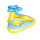 Custom yellow Manta Ray 2 person beach floats